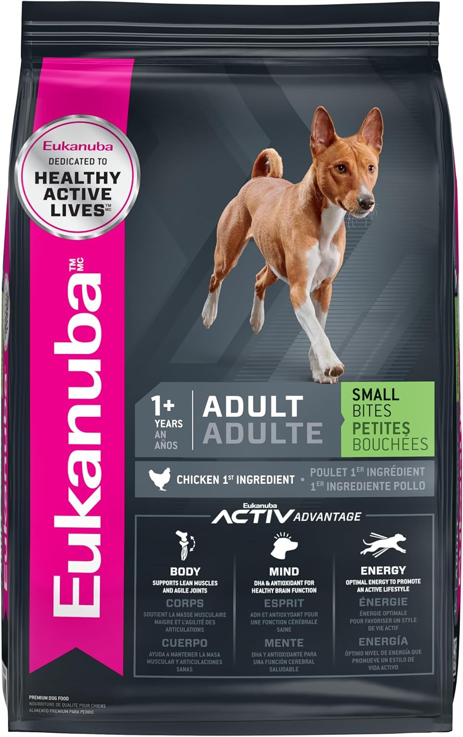 Eukanuba Adult Small Bites Dry Dog Food, 4.5 Lb