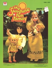 VNTG SUNSHINE FAMILY PAPER DOLL LASER REPRODUCTON~Org Sz UNCUT NO1 TOP SLR BEST