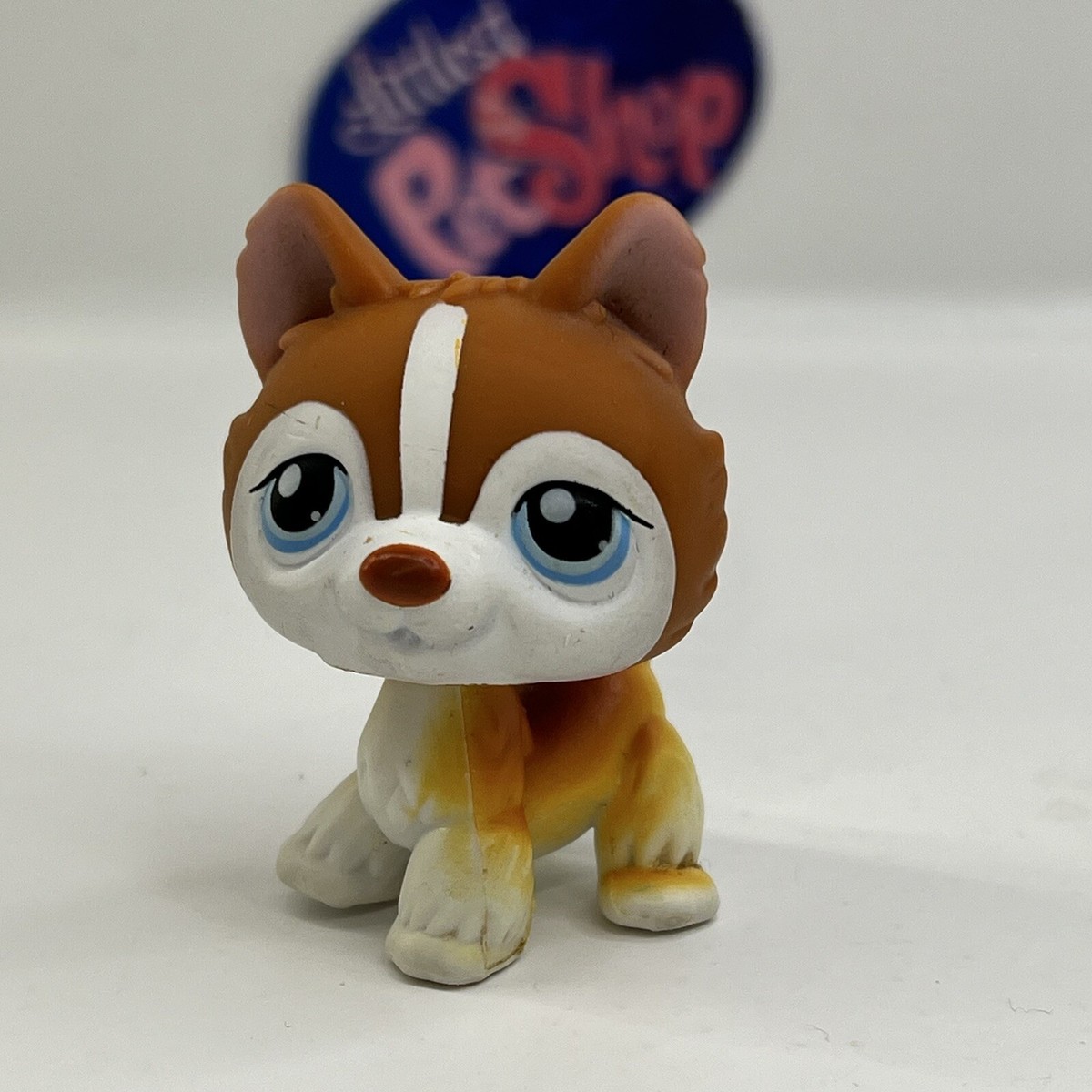 HUSKY DOG #341 Authentic Littlest Pet Shop Hasbro LPS