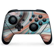 Nintendo Switch Pro Controller Skin Decal Vinyl Wrap - Stone Marble