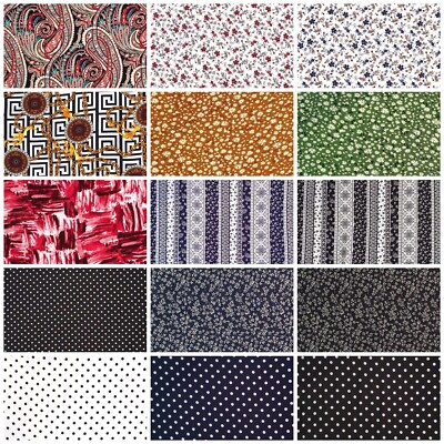 100% Viskose Stoff Bedruckt Kleider Deko Bekleidung Meterware ab 0,5m Viscose 100% Viskose Stoff Bedruckt Kleider Deko Bekleidung Meterware ab 0,5m Viscose