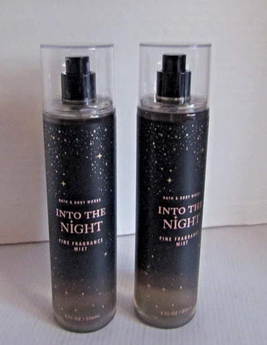 Bath & Body Works Into the Night Fine Fragrance Mist x2 NEW Free Shipping