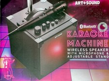 New Art  Sound Karaoke Machine Speaker  Rechargeable Portable LED Bluetooth