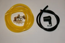 SACHS MOPED CARBURETOR 3/16 FUEL LINE IGNITION COIL SPARK PLUG CAP + WIRE