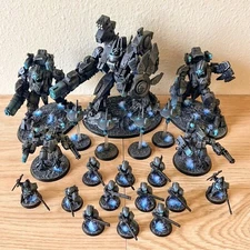 Warhammer 40k Tau Empire - Painted Ke'lshan Sept Army - BoxedUp (320)