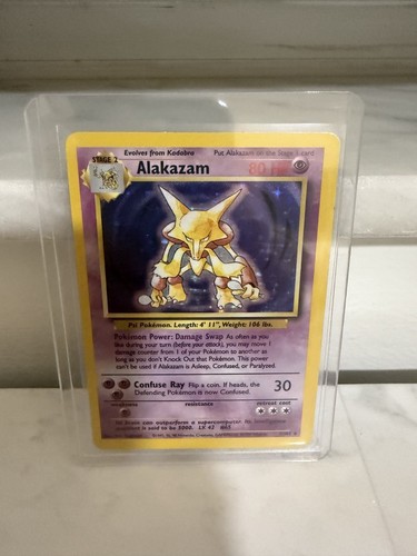 Alakazam 1/102 Holo Rare Base Set 1999 MP