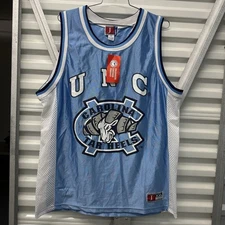 Vintage North Carolina Tar Heels Basketball Jersey Shirt 90s Men’s XXL Deadstock