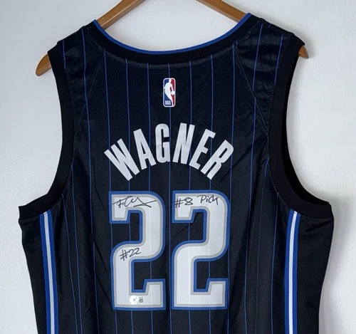 Franz Wagner "#8 PICK" Signed Orlando Magic Nike Autographed NBA Auto Jersey BAS