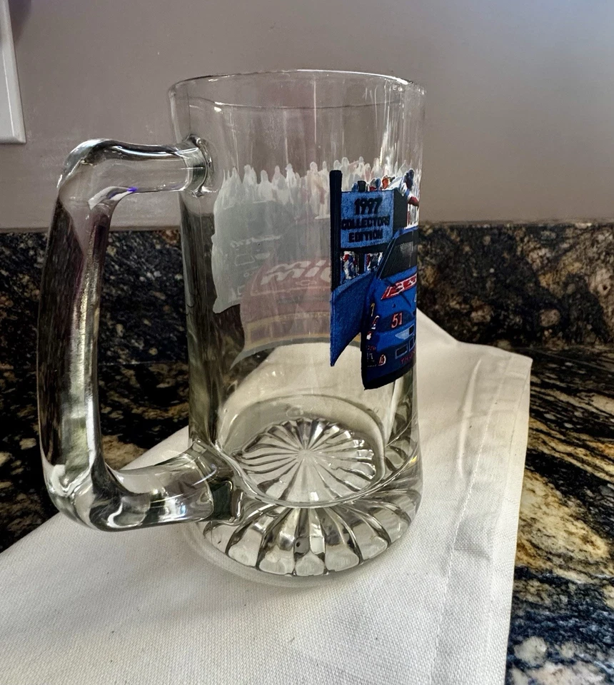 Taza de cerveza promocional Slim Jim NASCAR 1997 Monte Carlo Stein Foto 4 de 4