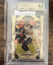 2017 PANINI PRIZM GOLD VINYL PRIZM #59 JARED GOFF 1/5 BGS 9.5 GEM MINT All 9.5