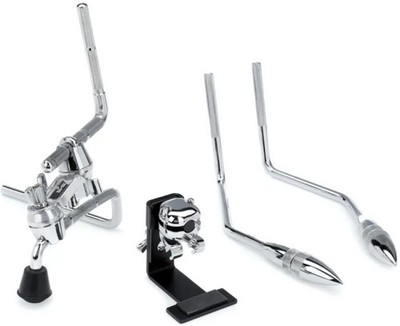 Dunnett RCCK12 R-class Floor Tom to Bass Drum Conversion Kit - 12.7mm - Chrome