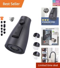 Durable 3-Mode Kitchen Sink Sprayer Nozzle - Compatible with Moen, Delta, Kohler