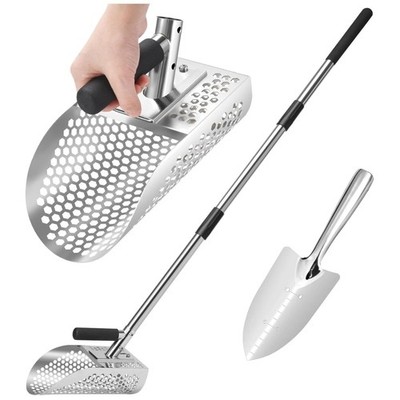 Efficient Stainless Steel Sand Scoop for Underwater Use
