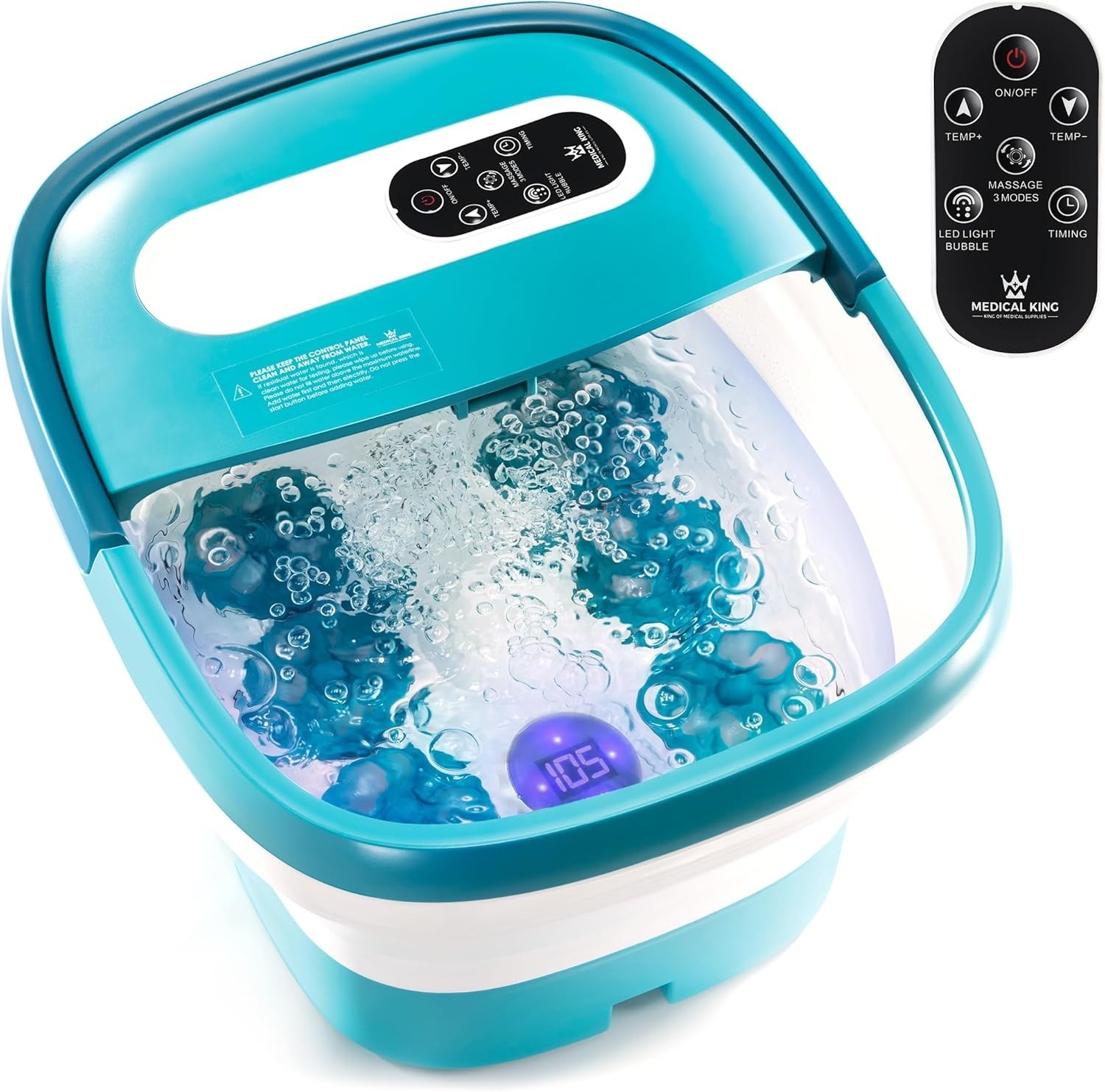 Foot Spa with Heat and Massage Electric Rotary Massage Inclu