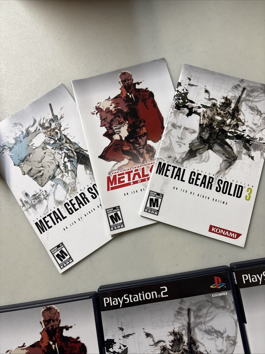 Metal Gear Solid Essential Collection PlayStation 2 Ps2 Complete