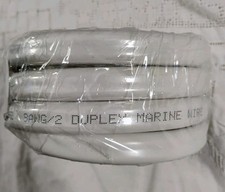 8AWG Gauge Marine Grade 2 Wire Duplex Boat Cable Copper 8AWG/2 Black Red