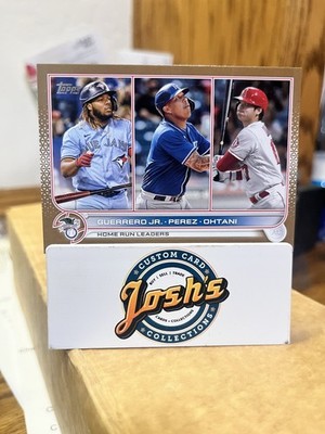 2022 Series 1 League Leaders Gold /2022 Shohei Ohtani Vladimir Guerrero Jr