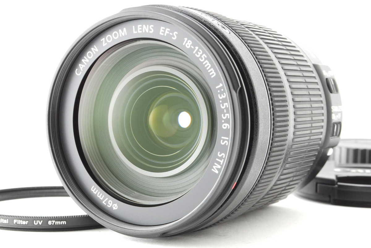 Canon EF-S 18-135mm f/3.5-5.6 IS STM Zoom Lens w/Caps Near Mint