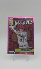 2022 Panini Donruss - Marvels Mike Trout #M-1 Pink Fireworks