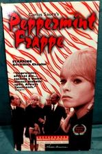 PEPPERMINT FRAPPE VHS; 1967, Geraldine Chaplin, Subtitled, Home Vision Cinema