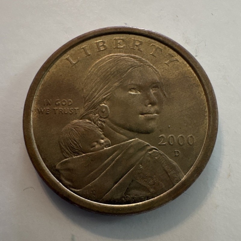 2000-D Denver Sacagawea Native American $1 Coin Business Strike Circulated