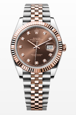 IDK ✴︎Insanely Rare✴︎OG Bomb G FUNK!! Rolex Datejust 126331 NEW 2021 Complete 18K Rose Chocolate Diamond