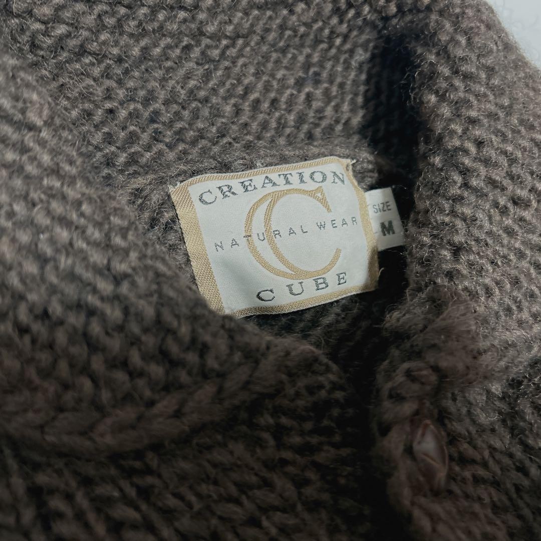 Creation Cube Nordic Eagle Pattern Henley Neck Co… - image 3