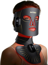 Red Light Therapy Mask Face Neck 680 LED Cord...