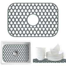 Large Sink Protectors for Kitchen Sink 19  x13   26  x14  , Silicone Sink Mats G...
