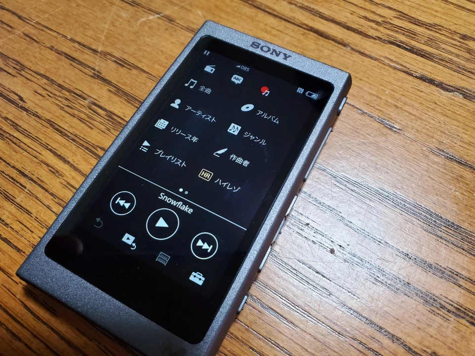 Sony NW-A35 Walkman 16 GB Negro Reproductor de Música Bluetooth Japón Probado - Imagen 2 de 4