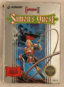 Castlevania II Simon's Quest 2 REV-A Completo en Caja CIB (1988, Nintendo NES)