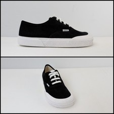 Loewe Terra Vulca Lace Up Low Top Sneakers in Negro / Black BNWB 42