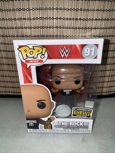 Funko POP WWE THE ROCK #91 Limited Edition 25th Anniversary Vinyl Figure