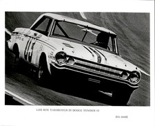 Ld439 Original Photo Lee Roy Yarbrough In Dodge 3 Race Car 400hp Engine