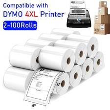 2 Rolls Compatible DYMO 4XL 4x6 Direct Thermal Shipping Labels 220/Roll 1744907