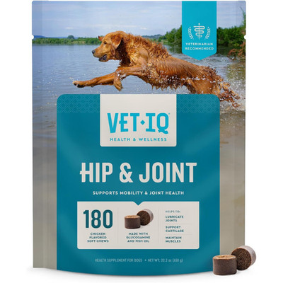 VetIQ Maximum Strength Hip and Joint Chews Supplement for Dogs {180 ct}