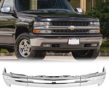 3-piece Front Bumper Face Bar Chrome For 2000-2006 Chevrolet Suburban 1500 2500 3-piece Front Bumper Face Bar Chrome For 2000-2006 Chevrolet Suburban 1500 2500
