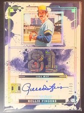 2025 Panini Impeccable MVP's Signature: Rollie Fingers #MVP-RF - 1981 MVP