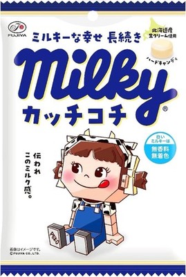 Japanese Milky Hard Candy Premium Cream Chew Pop Sweet Milk Sugar FUJIYA 72g