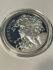 2 OZ .999 PURE SILVER SHIELD PROOF 2013 FREEDOM GIRL COA ROUND COIN BULLION HOT