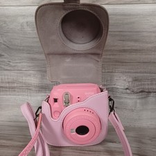 Fujifilm Instax Mini 9 Film Camera Flamingo Pink With Carrying Case Tested Works