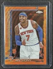 2025 Topps Chrome Basketball Orange Wave Refractor Carmelo Anthony #248