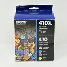 Epson 410XL Black  410 Color Ink Cartridges T410XL-BCS Exp 2021 OEM NEW