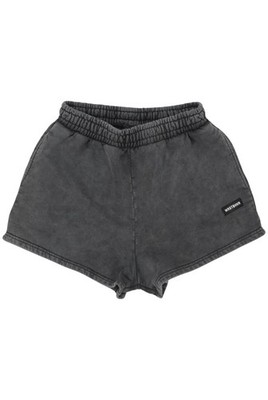 WRSTBHVR Shorts Damen kurze Hose Hotpants Gr. S Baumwolle Grau #zfjllgv