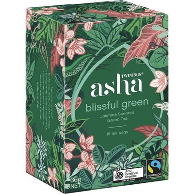 Twinings Asha Kräutertees Blissful Green 18 Packungen Ablaufdatum 6/23
