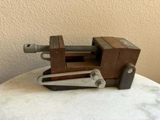 Vintage Craftsman Drill Press Machinist Bench Vise Clamp Heavy Duty Made In USA