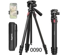 SmallRig Aluminum Camera Tripod Stand AP-30, 67.7" Travel Tripod 0090