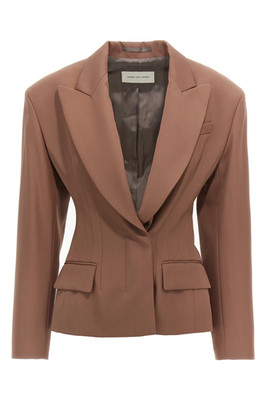 DRIES  VAN NOTEN Bohana Brown Wool Blazer New & Authentic