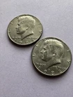 1982 P D Kennedy Half Dollar (2) Clad Coins Circulated Very Nice!   N 103