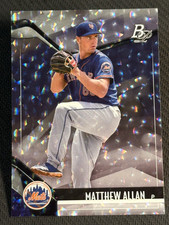 2021 Bowman Platinum FOIL REFRACTOR WHITE ICE Matthew Allan item 1
